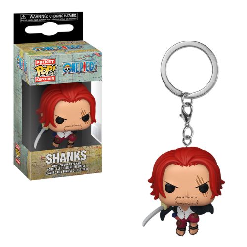 FUNKO POP! Portachiavi One Piece – Shanks – In box 5cm…x12